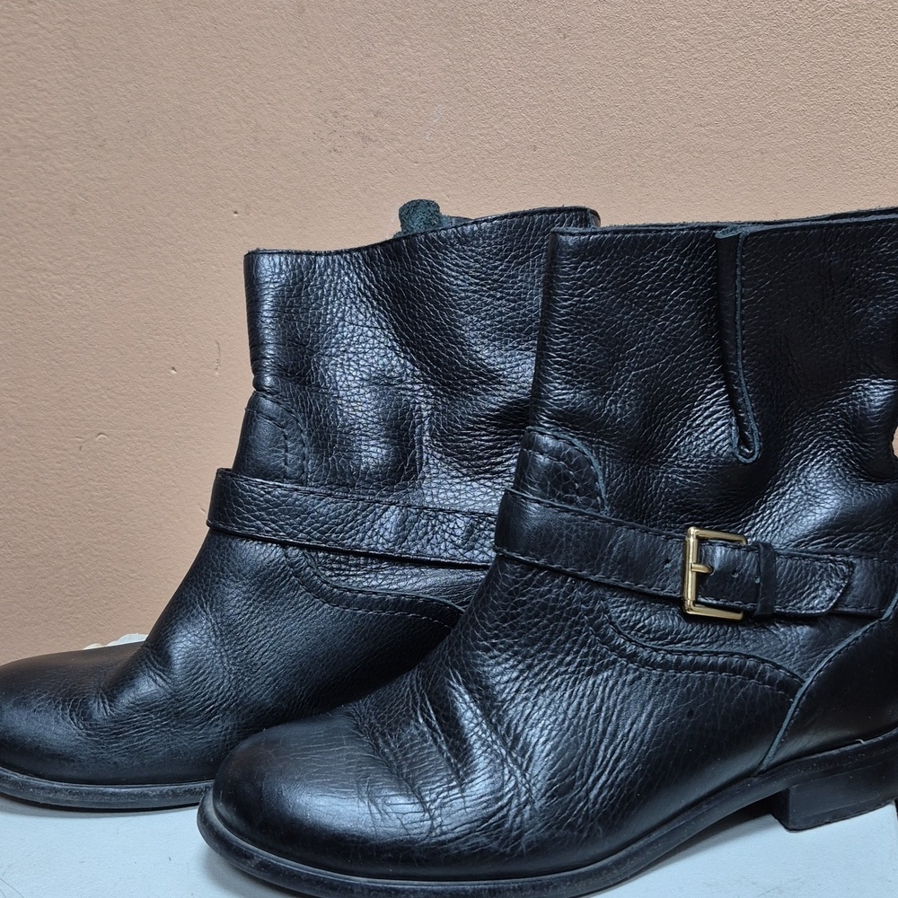 KATE SPADE- LEATHER ANKLE BOOTIES - Picture 6 of 9
